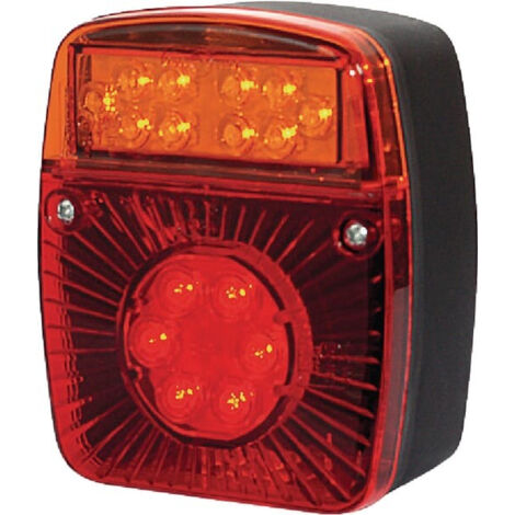 Feu arrière LED carré universel câblé UNIVERSEL LA40021 (1/5)