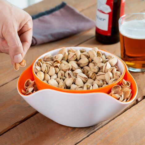 Bols Collation 2-en-1 Double Compartiment Ingénieux - Innovagoods (1/5)