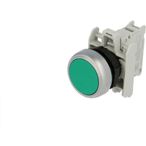 Bouton à impulsion Lovato Platinum Rasé Vert LPCB103 (1/2)