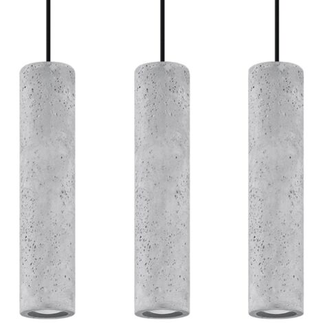 Sollux LUVO Suspension triple gris clair GU10 (1/5)