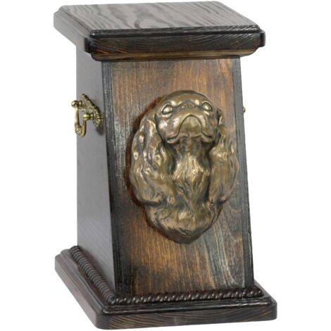 Cavalier King Charles Spaniel I - Urne pour cendres de chien, urne élégante avec statuette, urne commémorative avec buste de chien par Art-Dog