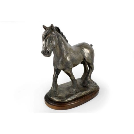 County - une statuette avec un cheval, une silhouette de cheval sur bois, un prix prestigieux dans le concours de la marque Art-Dog (1/5)
