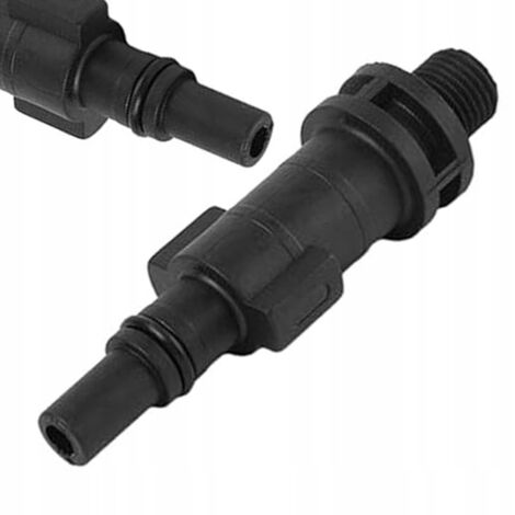 Rosfix Adaptateur Nettoyeur Haute Pression G1/4" M – Raccord Baïonnette en Plastique Installation Facile compatible avec nettoyeur haute pression Black+Decker, Bosch Nouvelle Génération