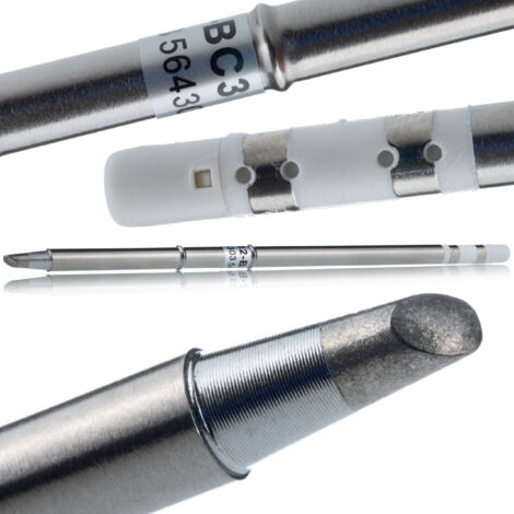 Rosfix Pointe de Soudure T12-BC3 – Élément Chauffant Intégré, Thermocouple Précis  Chauffe Rapide 300°C  Pour Stations de Soudage T12  Accessoire Électronique (1/5)