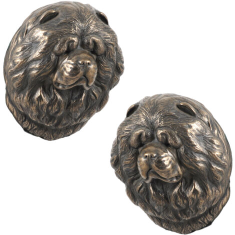 Chow Chow - statuette de chien, buste suspendu, décoration unique pour les amoureux des chiens par Art-Dog (1/5)