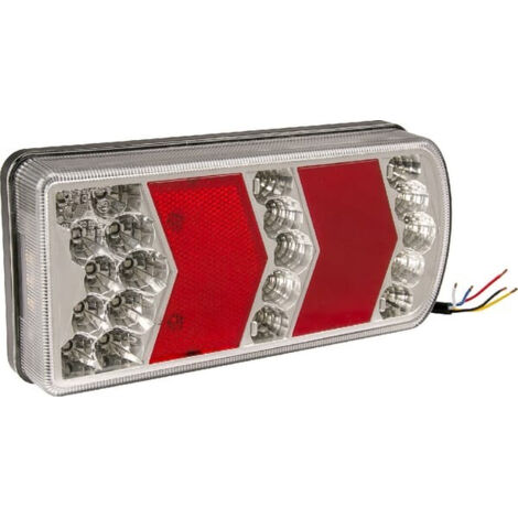 Feu arrière LED rectangle gauche câblé GOPART LA45018L (1/5)
