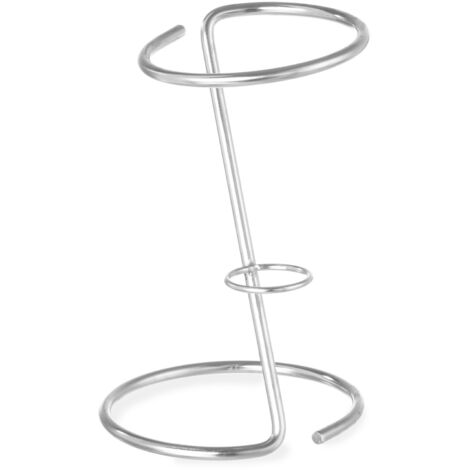 Support pour sachets cornets pour frites et snacks, inox, hauteur 175 mm - Hendi 630907 (1/2)