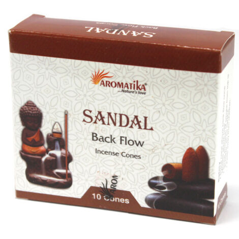 Cônes d'encens à reflux Aromatica - Bois de santal- Vendu par 1 (1/4)