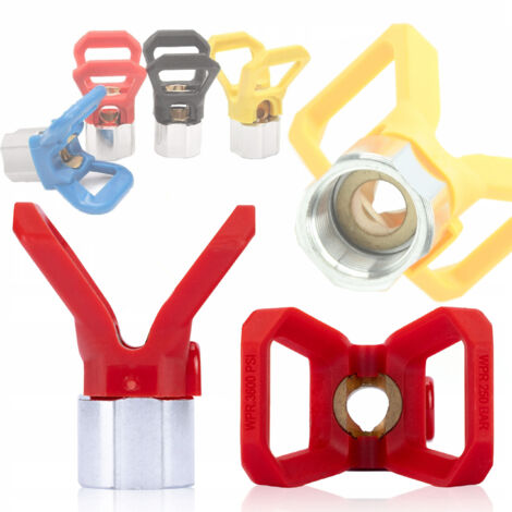 Rosfix Bague de Protection de Buse 7/8" – Universelle, Résistante aux Produits Chimiques Pour Pistolet et Pulvérisateur compatible avec pistolet à peinture Wagner, Titan, Yato (1/5)