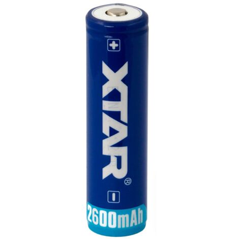 Batterie Xtar 18650 3,7 V Li-ion 2600 mAh avec protection