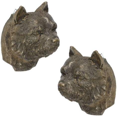 Norwich Terrier - statuette de chien, buste suspendu, décoration unique pour les amoureux des chiens par Art-Dog (1/5)