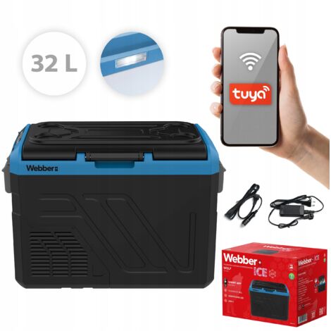 Réfrigérateur à compresseur, congélateur voiture 12V/230V 32L intelligent