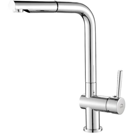 Robinet d'évier de cuisine avec bec extractible (1/3)