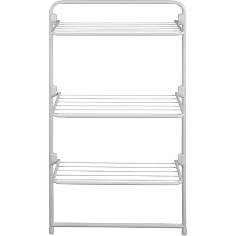 Trio d'étendoirs blancs