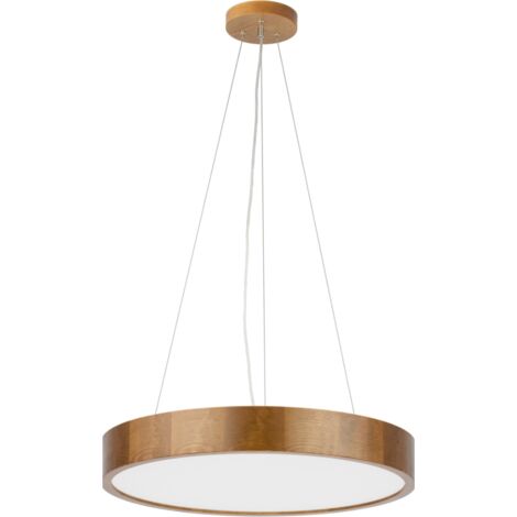 Suspension en bois LEJA, lustre rond, pendentif 575 RUSTIKAL (1/5)
