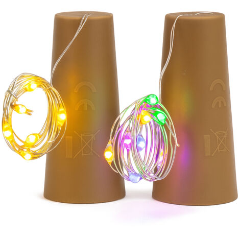 Lampes décoratives LED en forme de bouchon de bouteille conique (1/5)