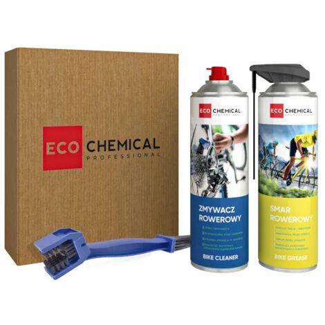 Kit de nettoyage et de lubrification de chaîne de vélo 2 x 500 ml + brosse