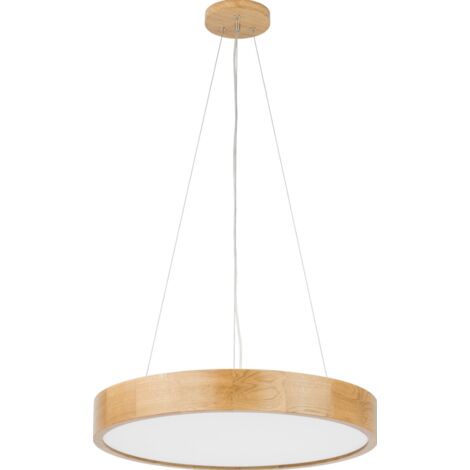 Suspension en bois LEJA, lustre rond, 575 chêne (1/5)