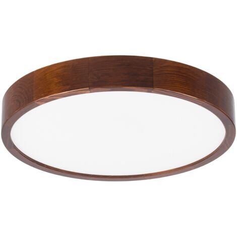 Plafonnier LED LEJA 375 NOYER pour cuisine et salon 4000K ÉLÉGANT (1/5)