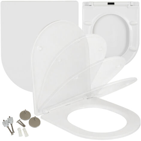 Abattant de toilette universel à fermeture amortie pour Carsanit Kolo Roca Duroplast Kizomba (1/5)