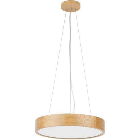 Suspension en bois LEJA, lustre rond, modèle 475 OAK (1/5)