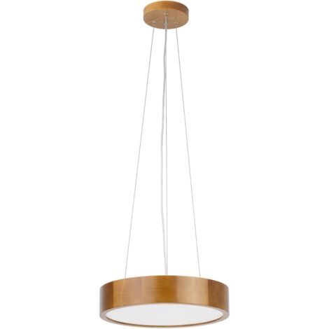 Suspension en bois LEJA, lustre rond, pendentif 375 RUSTIKAL (1/5)