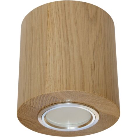 Lampe tubulaire en bois à fixation murale 105 OAK pour salon, cuisine, chambre, ÉLÉGANTE (1/5)