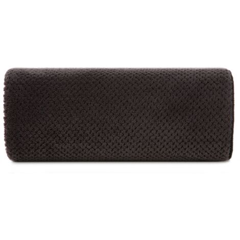 SERVIETTE DE BAIN À SÉCHAGE RAPIDE EUROFIRANY ZOE 70X140CM NOIRE (1/5)