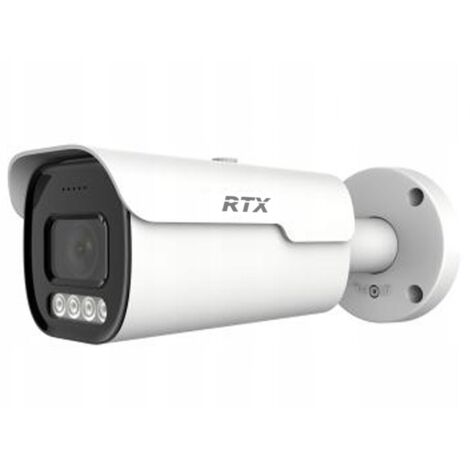 Caméra RTX IP5Mpx Sony Starvis PoE avec microphone infrarouge, portée de 60 m, zoom optique 5x et angle de vision jusqu'à 124°. (1/5)