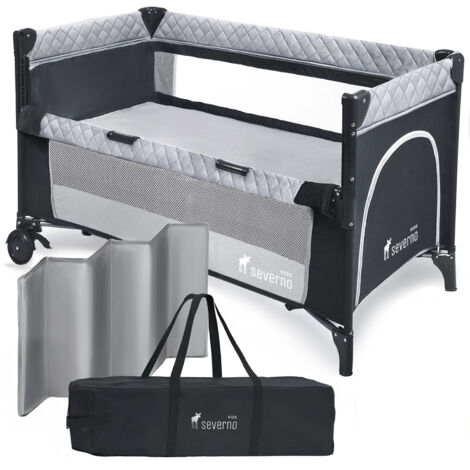 Lit de voyage pliable pour une nuit, 3 niveaux + sac de transport