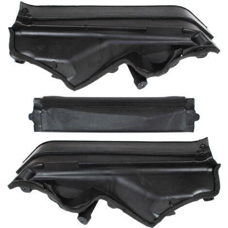 BMW X5 E70 06-13 capot moteur - cloison supérieure gauche + droite + couvercle supérieur central de la cloison 3 pièces. Ensemble