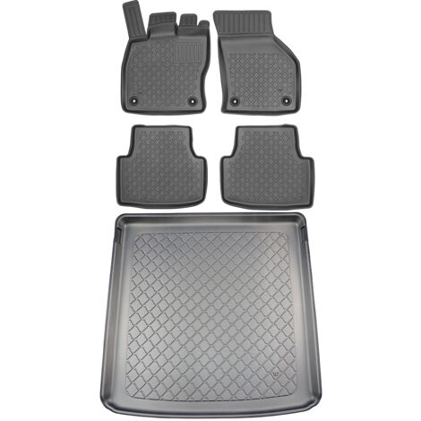 Tapis de coffre ARISTAR 193883G + tapis de sol ARISTAR 603081 - Volkswagen Golf VIII Kombi à partir de 11.2020, marchepied avant AV2 - INSTALLÉS (1/5)