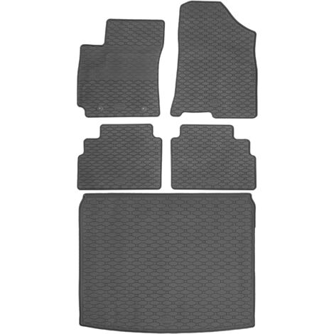Tapis de coffre RIGUM 410228 + tapis de sol RIGUM 906028 - Hyundai Kona II Crossover à partir d'avril 2023, plaque d'immatriculation du conducteur de Hong Kong - INSTALLÉS (1/5)