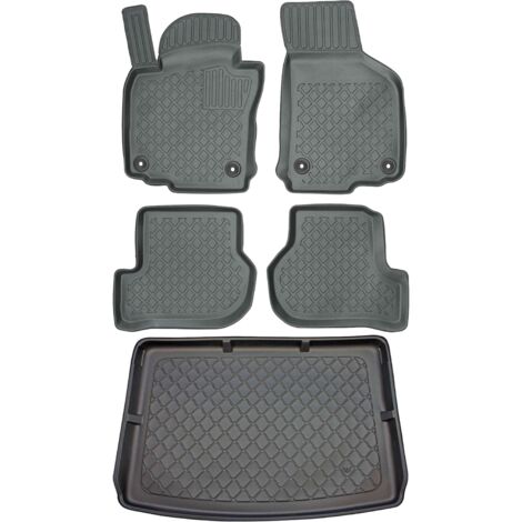 Tapis de coffre ARISTAR 192645G + tapis de sol ARISTAR 602559 - Volkswagen Golf Plus Minivan de 01.2005 à 2009, plancher avant AV2 - INSTALLÉS (1/5)