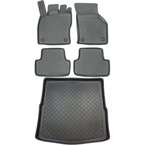 Tapis de coffre ARISTAR 193410G + tapis de sol ARISTAR 603108 - Volkswagen Golf VII Kombi de 09.2013 à 06.2020, repose-pieds AV2 avant - INSTALLÉS (1/5)