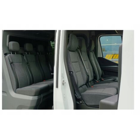 Housses de sièges sur mesure pour Renault Master IV 4 Brigade 7 places (modèle 2024).