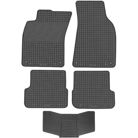 Tapis DOMA 214830 + housse 251992 - Audi A6 C6 2006-2011, antivol de direction installé, AV2 avant et arrière (1/5)