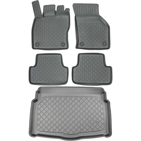 Tapis de coffre ARISTAR 193881G + tapis de sol ARISTAR 603108 - Volkswagen Golf VIII Hatchback à partir de 12.2019, plancher avant AV2 - INSTALLÉS (1/5)