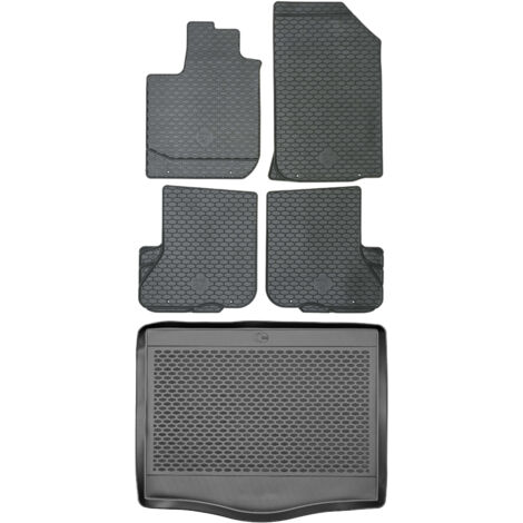 DOMA 290215 Coffre + DOMA 218409 Tapis de sol - Dacia Sandero Hatchback de 2013 à 2020. SANS BUTÉES. (1/5)