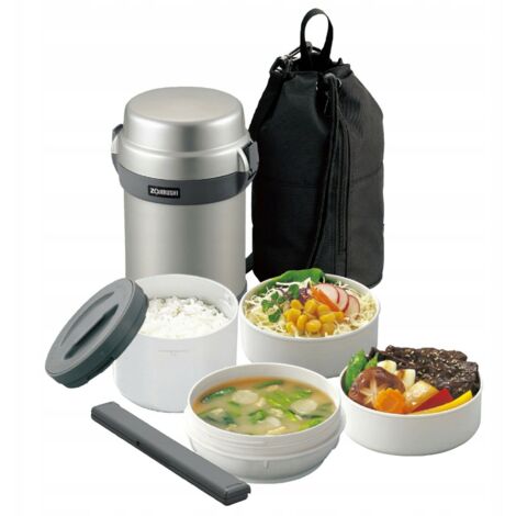 Thermos déjeuner ZOJIRUSHI SL-JAF14-SA 1,23 l argent (1/5)