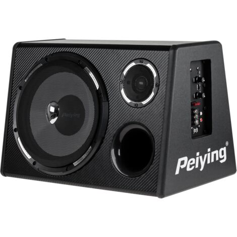 Caisson de basses tubulaire Peiying 10" 200 W pour voiture