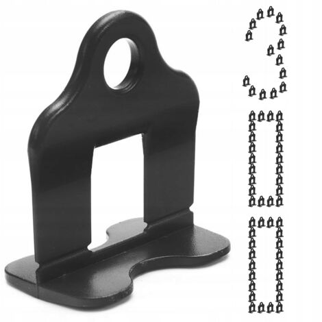SIMPLEFIX SYSTÈME DE NIVELLEMENT POUR CARREAUX 300 CLIPS JOINT NOIR 1MM (1/4)