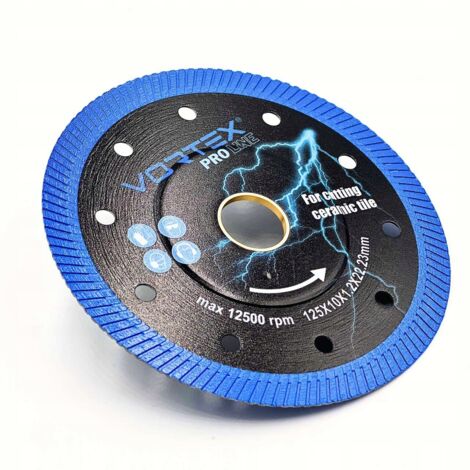 Disque diamant 125 mm Turbo Pro Line pour carrelage céramique précision mince (1/5)