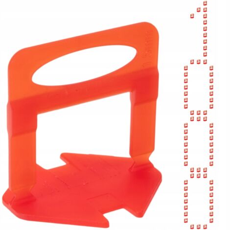 Clips 1.5 mm 1000 pièces Système de nivellement des carreaux X-level (1/5)