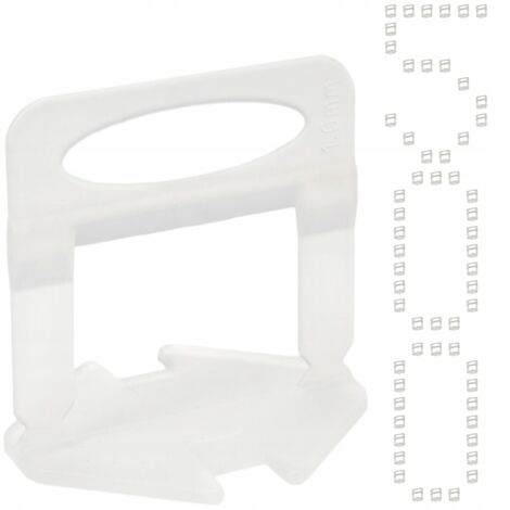 Clips de nivellement 1mm 500 pièces Système de nivellement pour carreaux X-LEVEL (1/5)