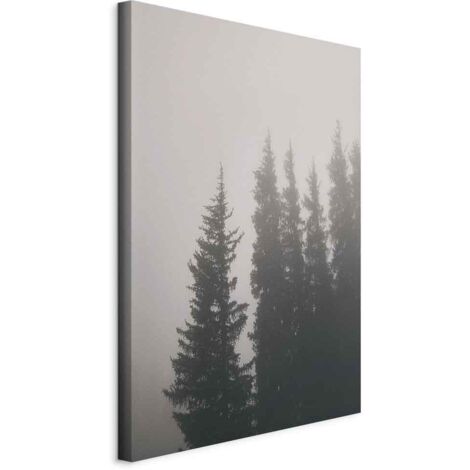 Peinture - L'odeur du brouillard forestier (1 partie) verticale (1/5)