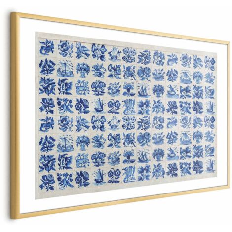 Affiche - Azulejos - carreaux de céramique traditionnels portugais (1/4)