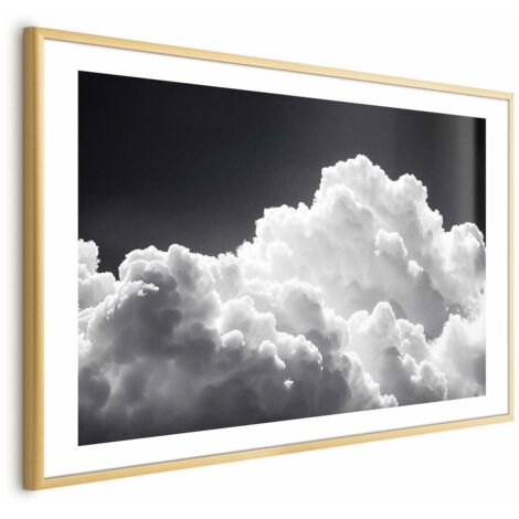 Affiche - Découvrez le jeu infini de la lumière du soleil, des nuages et des ombres dans le ciel. (1/4)