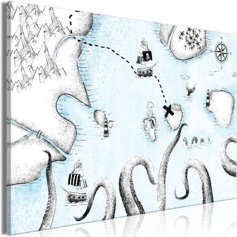 Image - Carte au trésor (1 pièce) large (1/3)