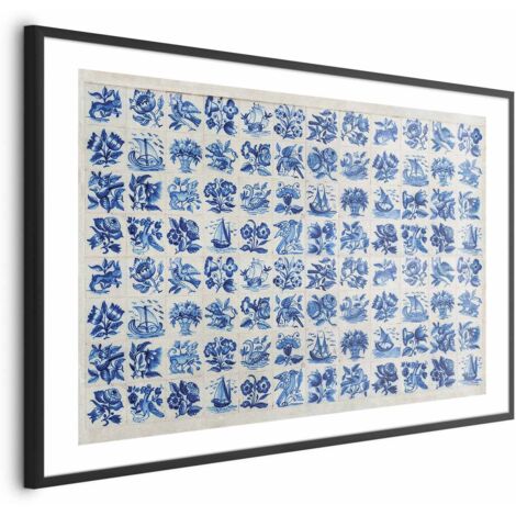 Affiche - Azulejos - carreaux de céramique traditionnels portugais (1/4)